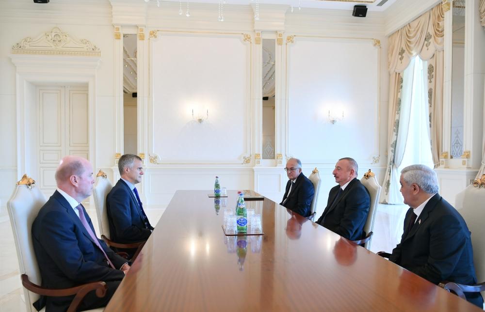 Президент Ильхам Алиев принял председателя Совета директоров BP
