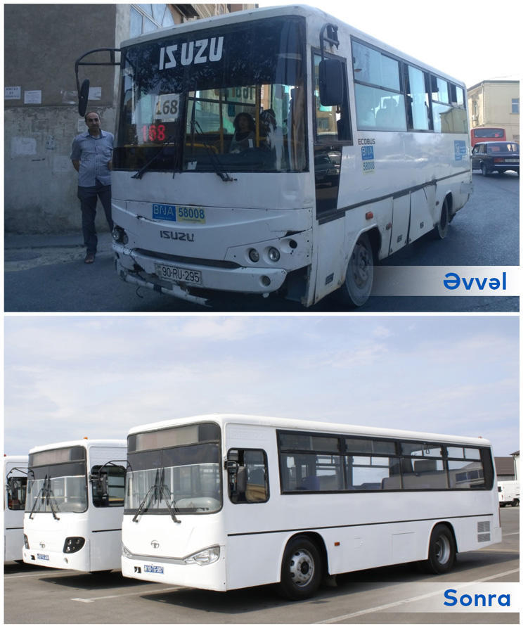 В Баку объединили эти автобусные маршруты
