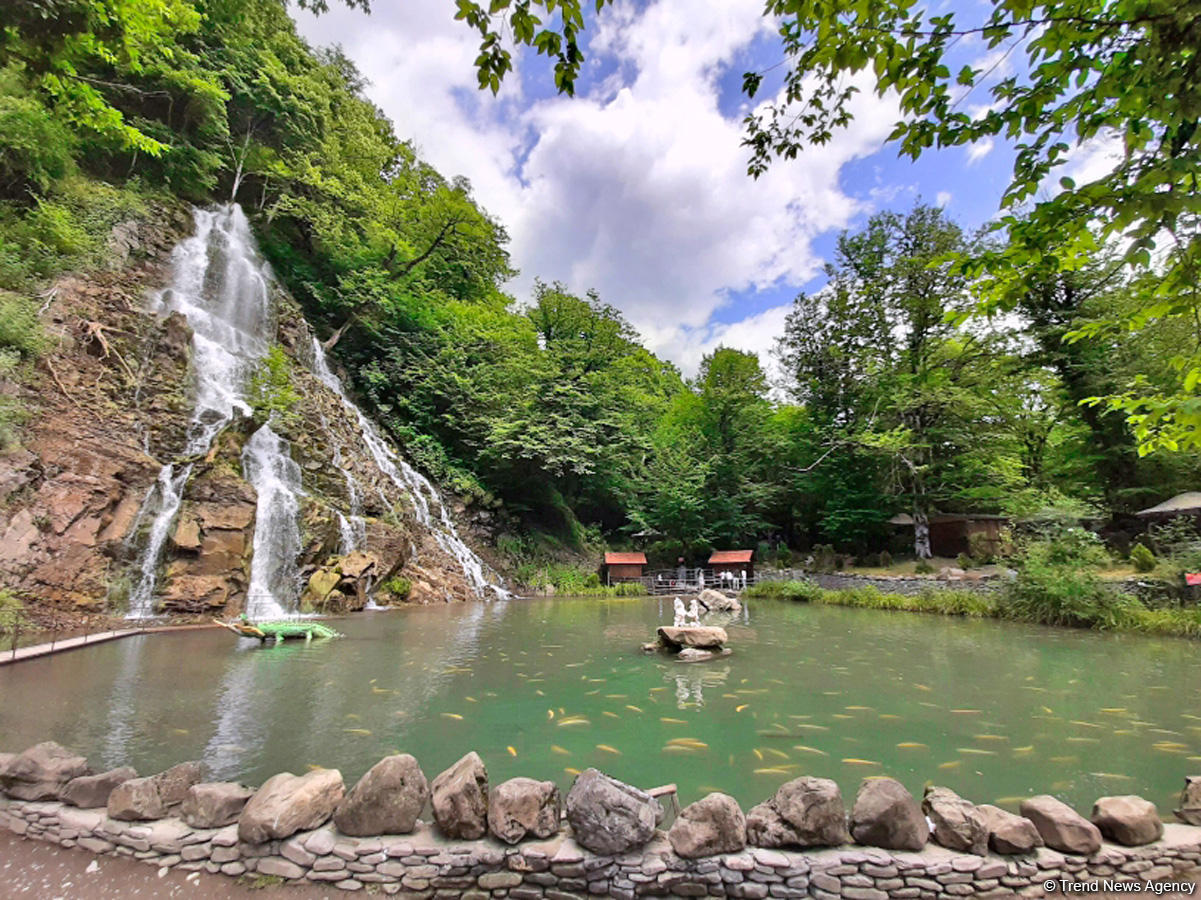Непередаваемая красота водопада Халхал в Азербайджане