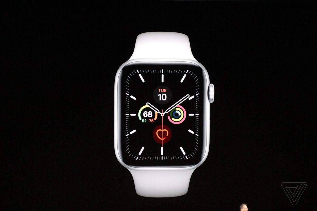 Apple представила новые часы Apple Watch Series 5