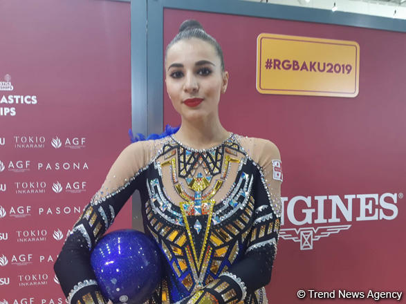 В зале Арены гимнастики в Баку легко выступать  — грузинская гимнастка
