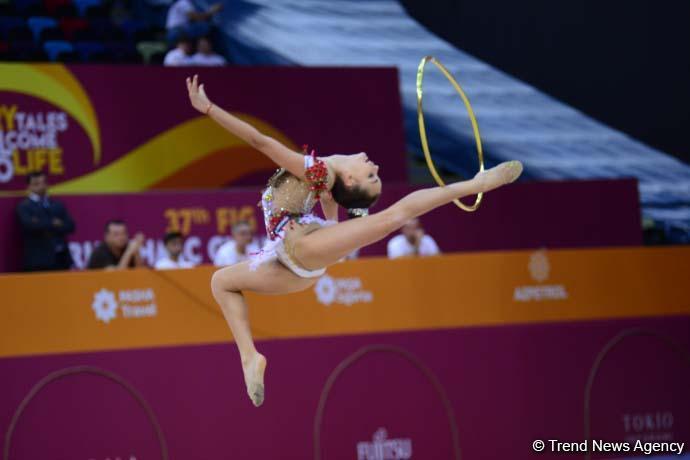 В Баку проходят финалы 37-го Чемпионата мира по художественной гимнастике