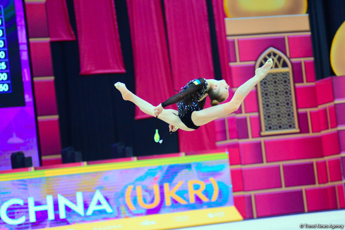Интересные моменты третьего дня Чемпионата мира по художественной гимнастике в Баку