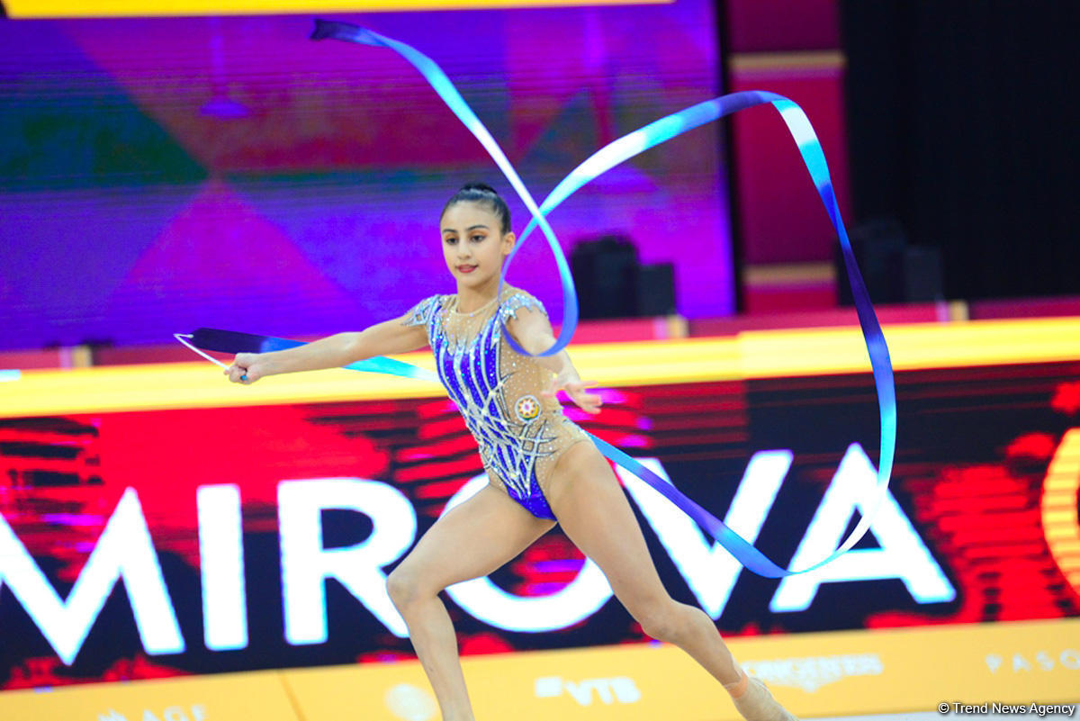 Интересные моменты третьего дня Чемпионата мира по художественной гимнастике в Баку