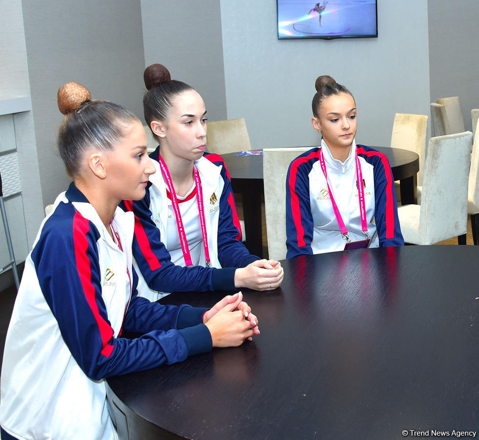 Посол Молдовы в Азербайджане встретился со спортсменками в рамках 37-го Чемпионата мира по художественной гимнастике