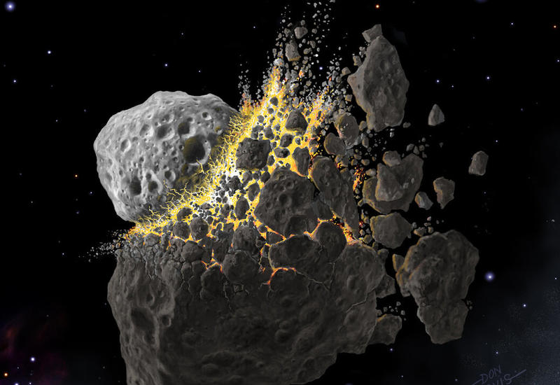 Древнейшее оледенение было вызвано разрушением гигантского астероида