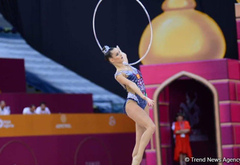 Россия заняла первое место в командном зачете Чемпионате мира по художественной гимнастике в Баку