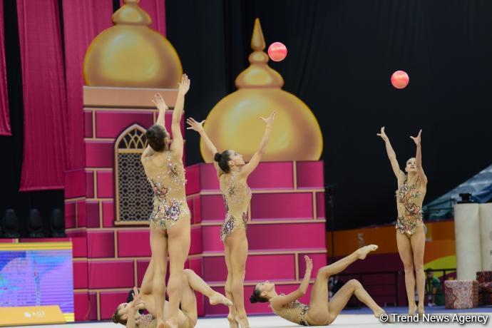 В Национальной арене гимнастики проходит заключительный день соревнований Чемпионата мира