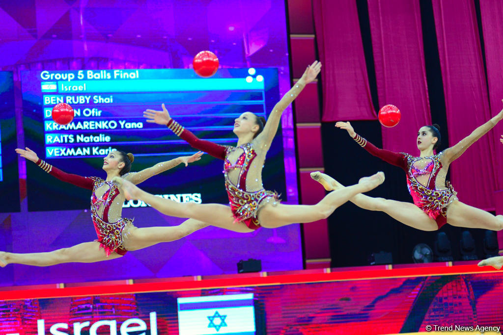 Лучшие моменты заключительного дня Чемпионата мира по художественной гимнастике в Баку