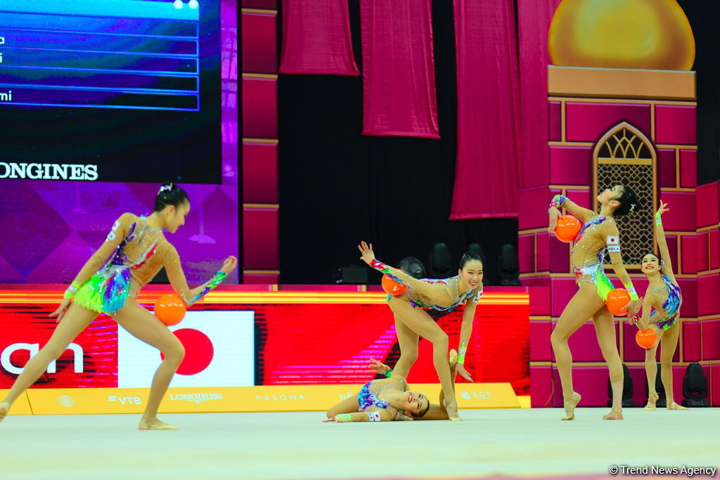 Лучшие моменты заключительного дня Чемпионата мира по художественной гимнастике в Баку