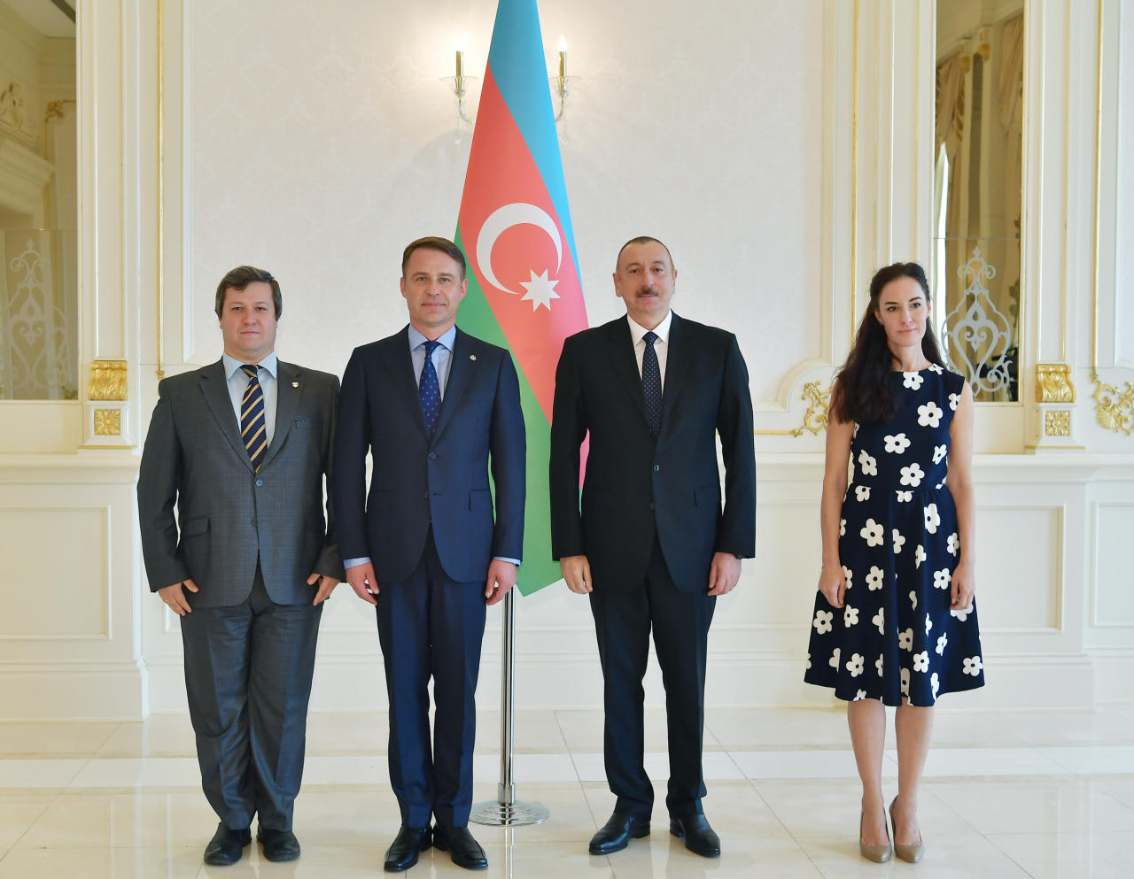Президент Ильхам Алиев принял верительные грамоты новоназначенного посла Литвы в Азербайджане