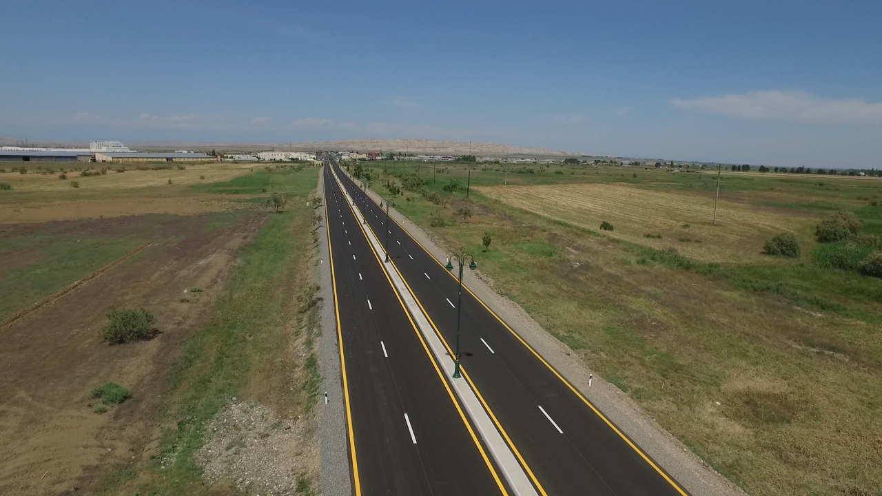 В этом регионе Азербайджана отремонтировали крупную автомагистраль