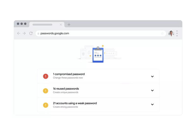 Google предупредит о скомпрометированных паролях