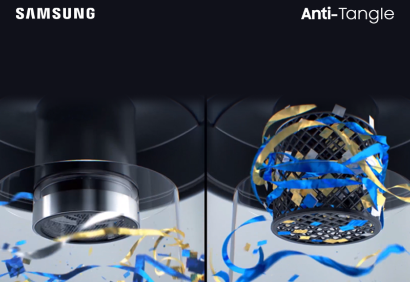 Пылесосы Samsung с турбиной Anti-Tangle - уборка в удовольствие (R)