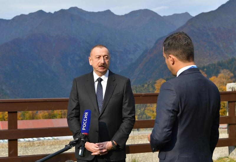 Президент Ильхам Алиев: Отношения между Азербайджаном и Россией носят характер стратегического партнерства и проверены временем