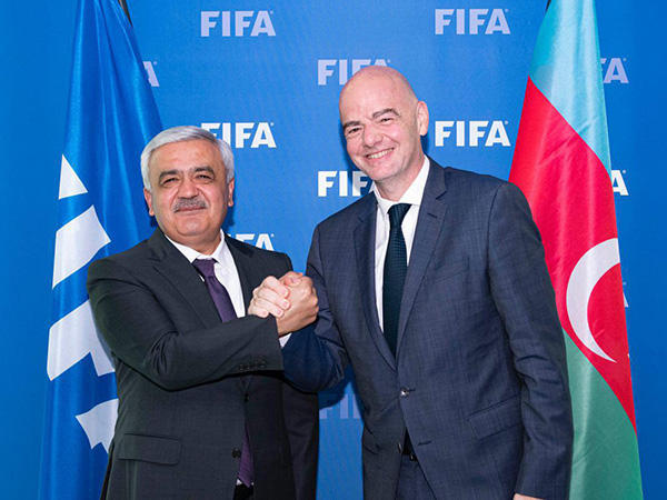 Состоялась встреча президентов АФФА и ФИФА