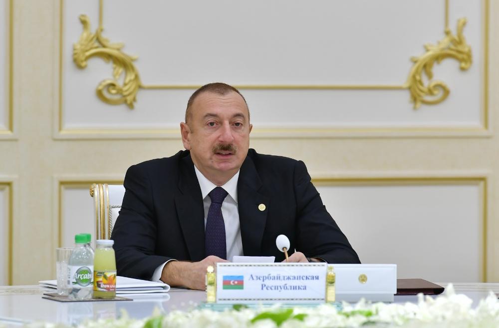 Президент Ильхам Алиев: На пространстве СНГ нет места героизации фашизма