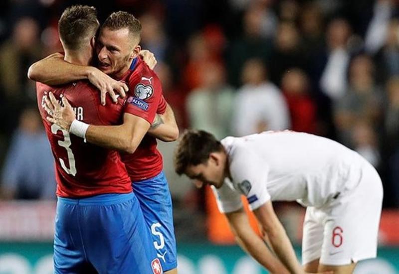 Чехия прервала 14-матчевую победную серию сборной Англии