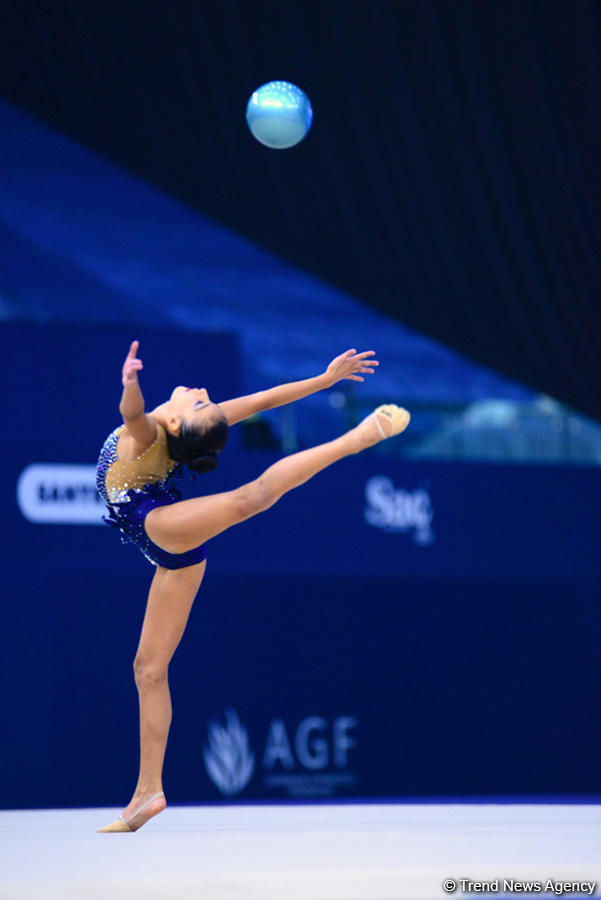 В Национальной арене гимнастики проходят соревнования по художественной и аэробной гимнастике
