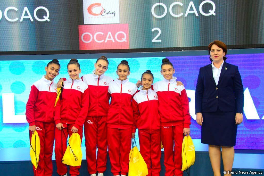 Состоялась церемония награждения победителей и призеров пятого первенства Азербайджана и Чемпионата Баку по аэробной гимнастике