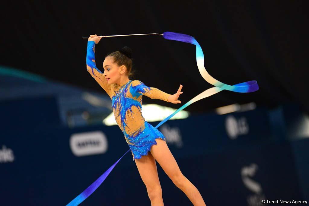 На Национальной арене гимнастики продолжаются соревнования по художественной и аэробной гимнастике