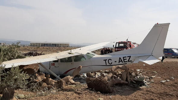 В Турции разбился учебный самолет