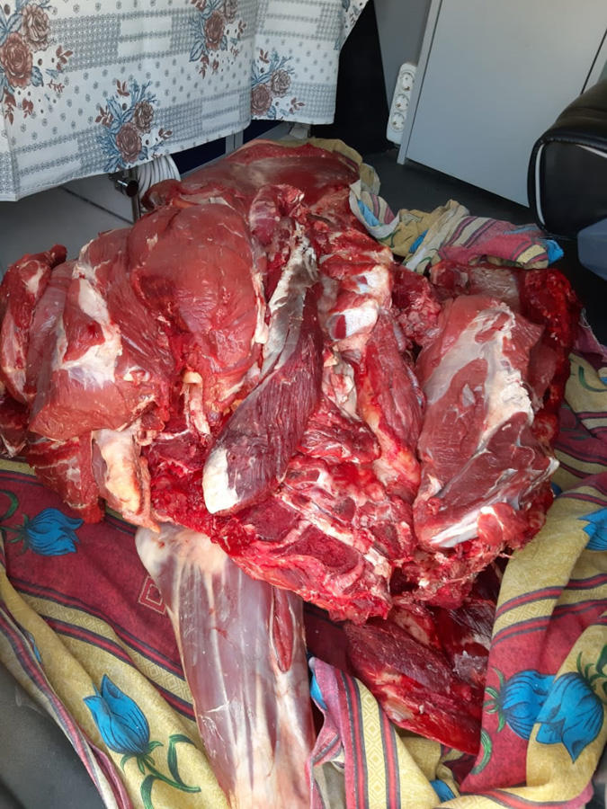 В Шамкире пресечена продажа десятков килограммов мертвечины