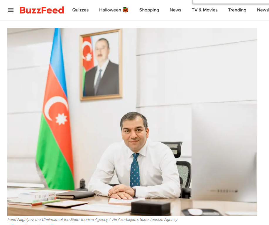 Глобальная медиа платформа “BuzzFeed” пригласила всех совершить 7-дневное путешествие в Азербайджан