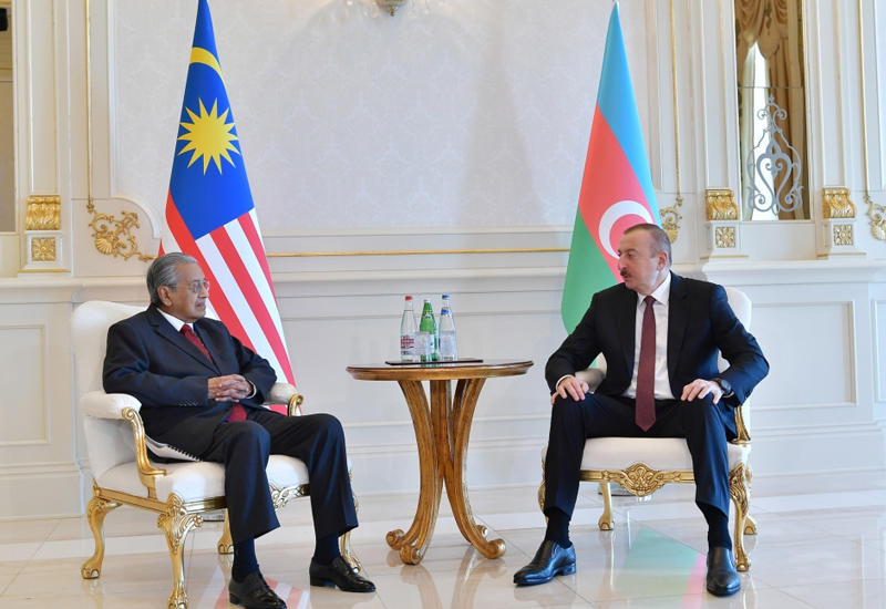 Президент Ильхам Алиев принял премьер-министра Малайзии