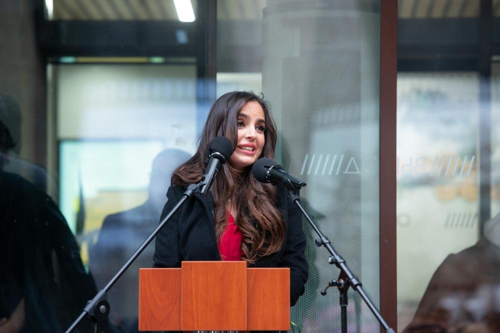 Вице-президент Фонда Гейдара Алиева Лейла Алиева приняла участие в открытии памятника великому азербайджанскому поэту Имадеддину Насими в Москве