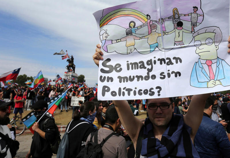 В Чили возобновились марши протеста