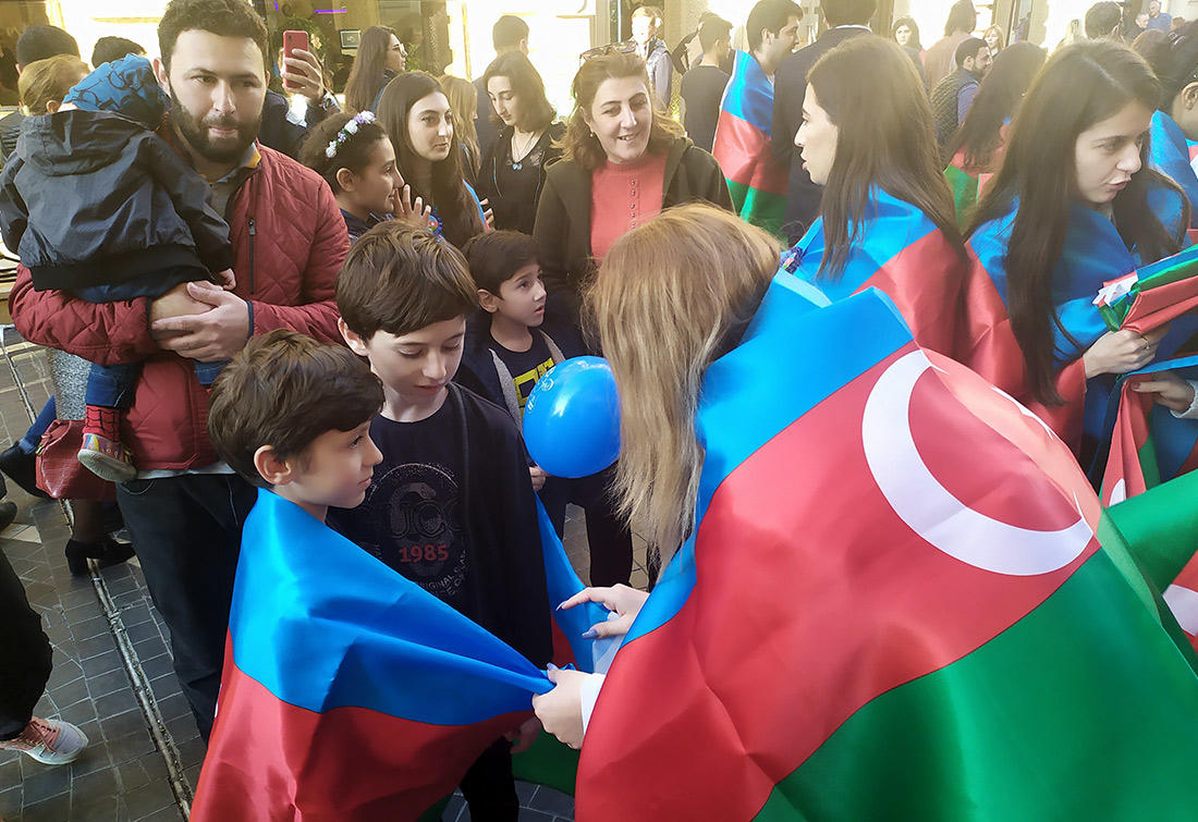 Грандиозная акция от волонтеров диаспоры Азербайджана