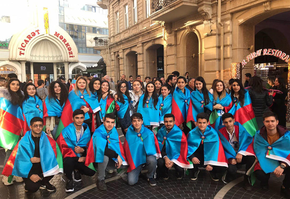 Грандиозная акция от волонтеров диаспоры Азербайджана