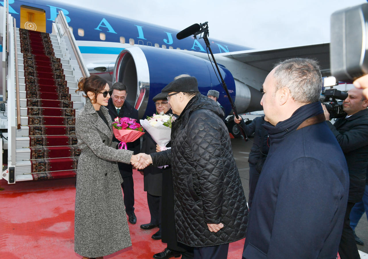 Первый вице-президент Азербайджана Мехрибан Алиева прибыла с официальным визитом в Россию