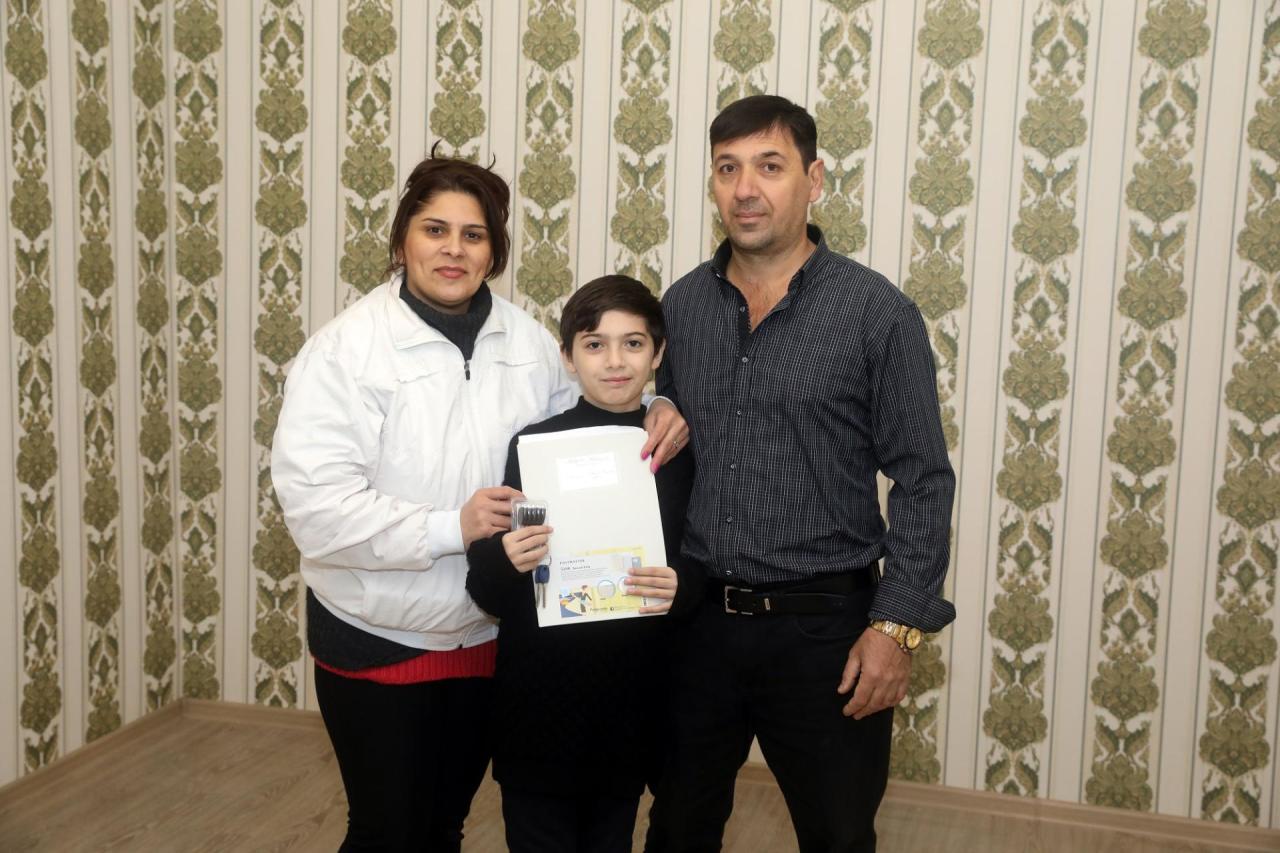 Семьи шехидов, инвалиды Карабахской войны и событий 20 января получили квартиры