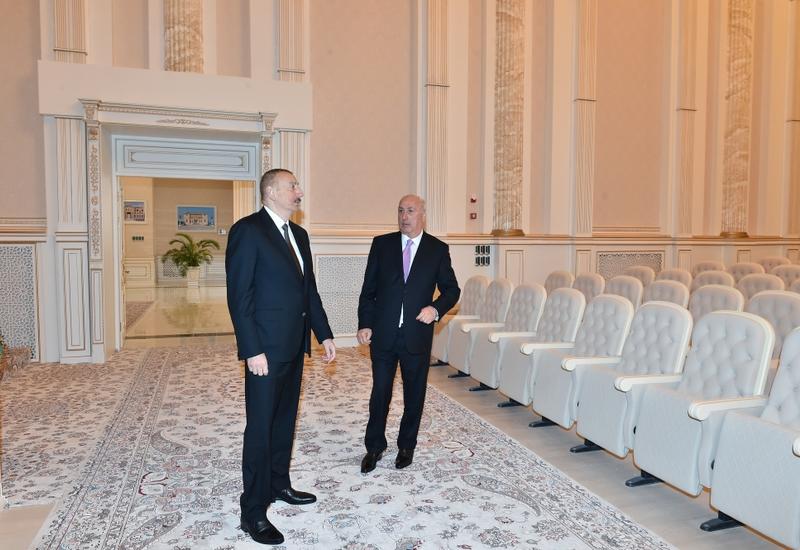 Президент Ильхам Алиев принял участие в открытии Центра мугама в Сумгайыте