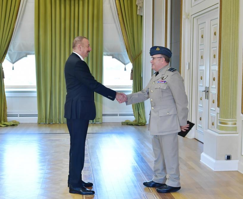Президент Ильхам Алиев принял делегацию во главе с председателем Военного комитета НАТО
