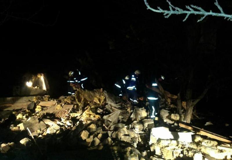 Дом превратился в груду камней после взрыва газа в Польше