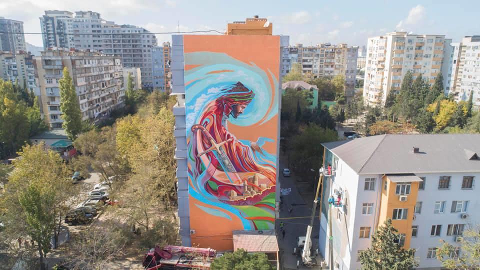 Российский художник создал необычный арт-проект в Баку