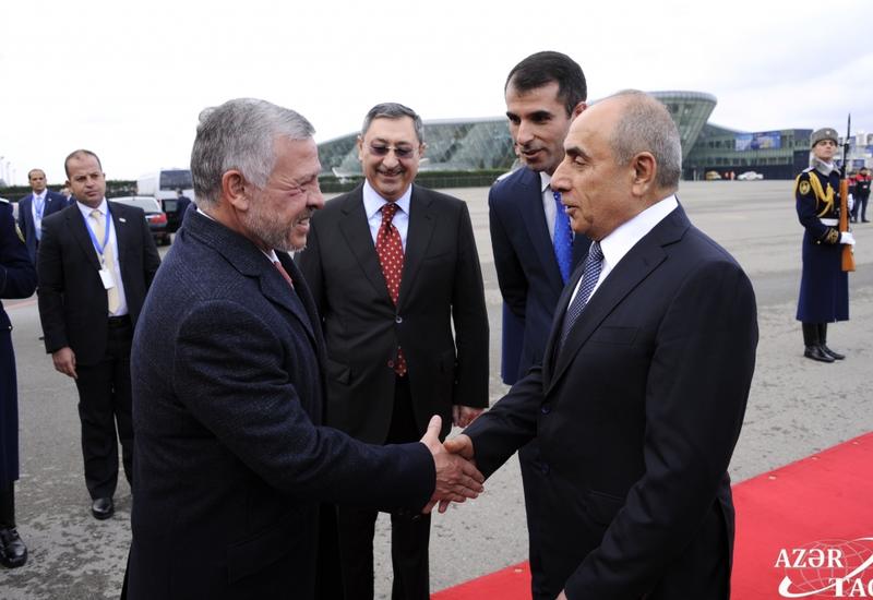 Король Иордании Абдалла ll прибыл в Азербайджан с официальным визитом