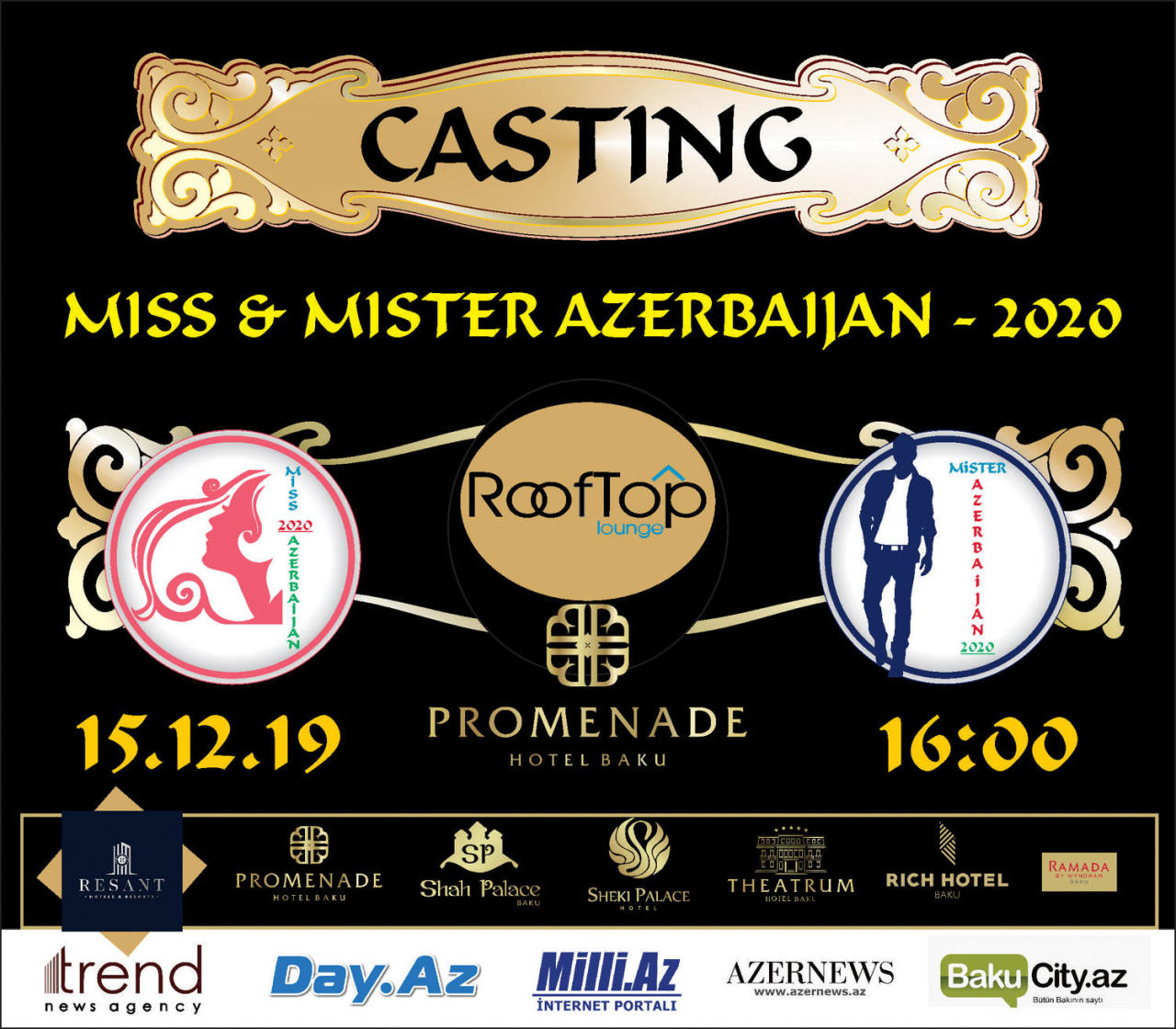 В Баку проходит отбор на конкурс красоты Miss & Mister Azerbaijan 2020