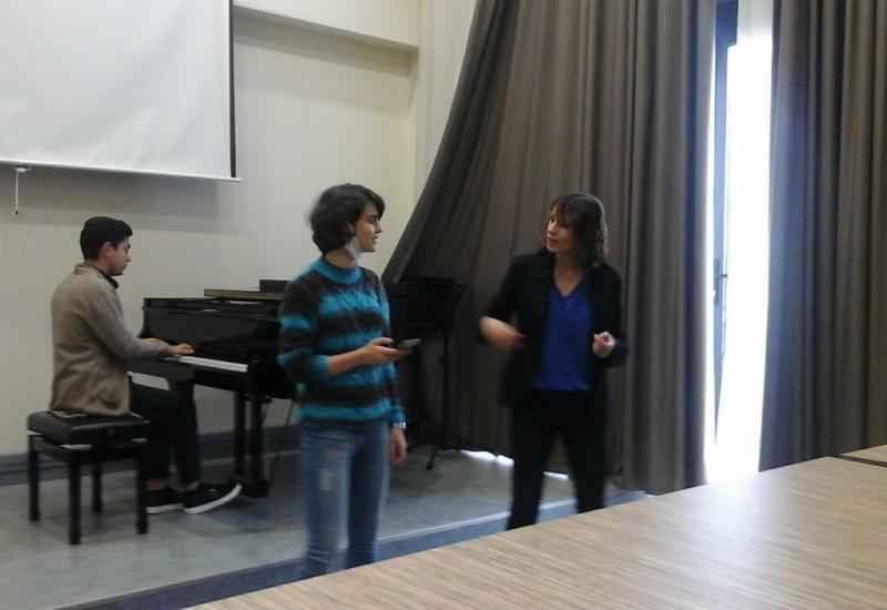 Известная певица из Литвы дала мастер-класс в Баку