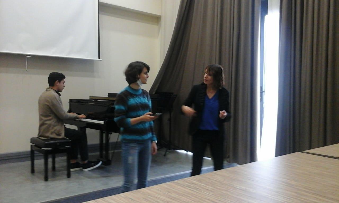 Известная певица из Литвы дала мастер-класс в Баку