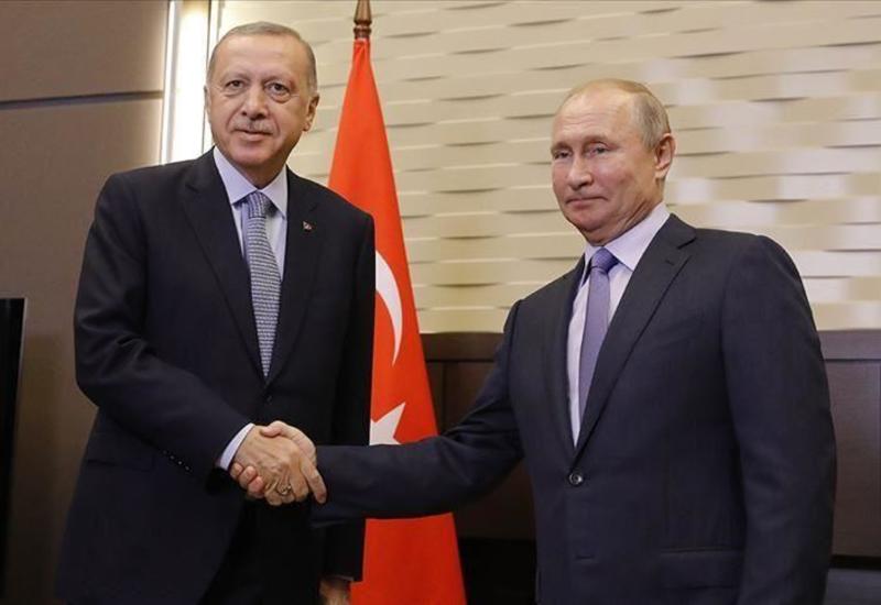Эрдоган и Путин обсудили по телефону ситуацию в Сирии и Ливии