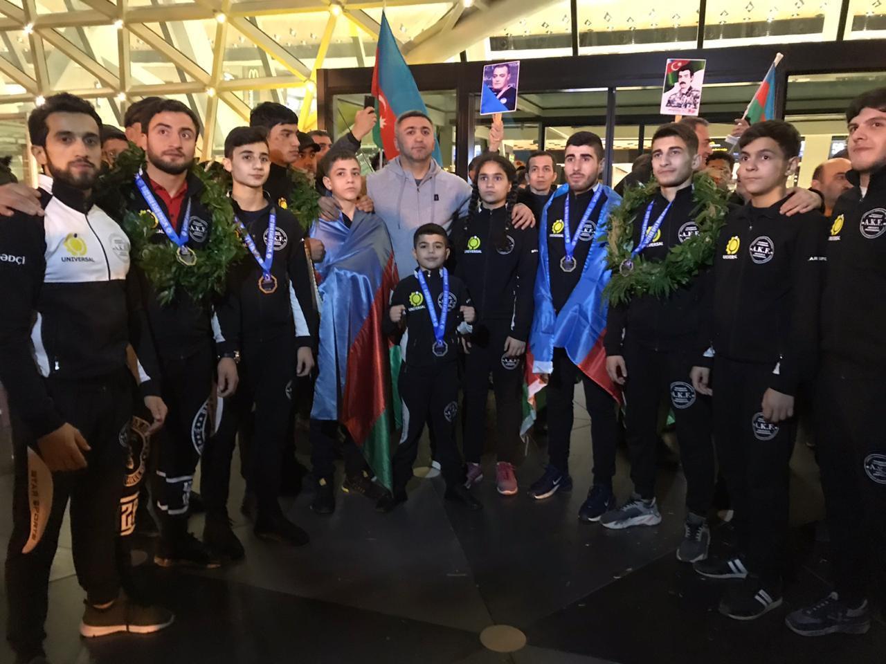 Азербайджанские кикбоксеры завоевали 7 медалей в Украине