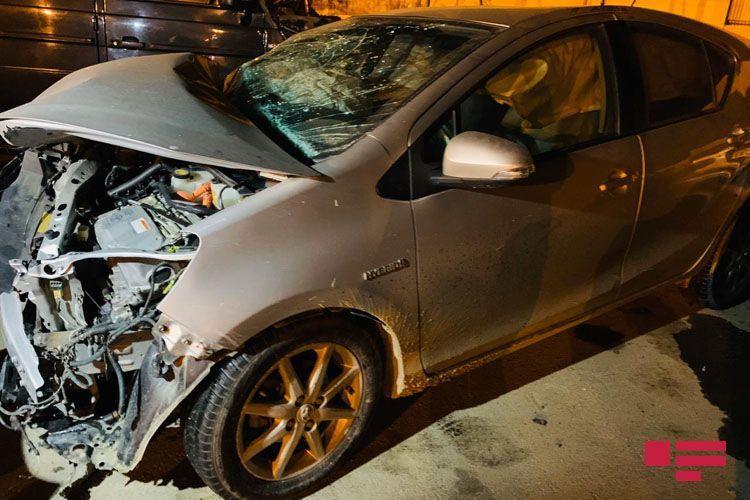 Gelandewagen попал в тяжелое ДТП на трассе Баку-Сумгайыт