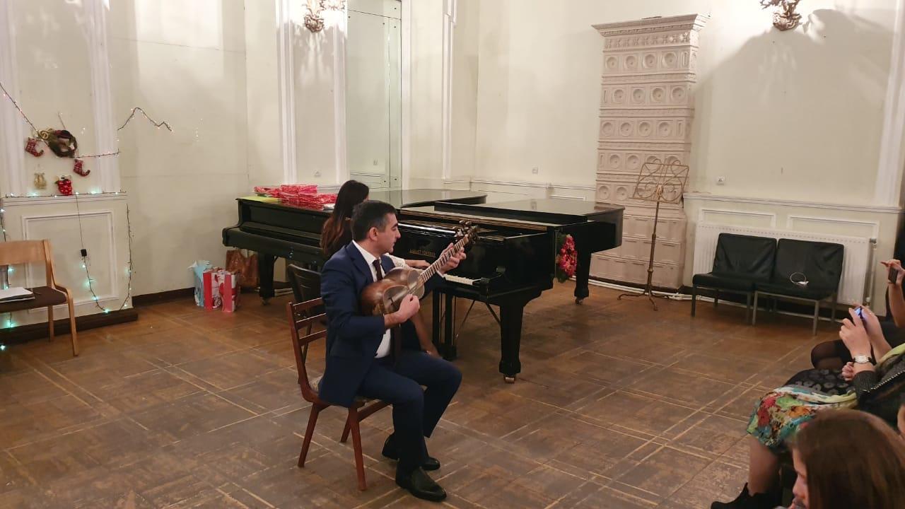 Участники проекта Филармонии "Gənclərə dəstək" выступили с концертом в Тбилиси