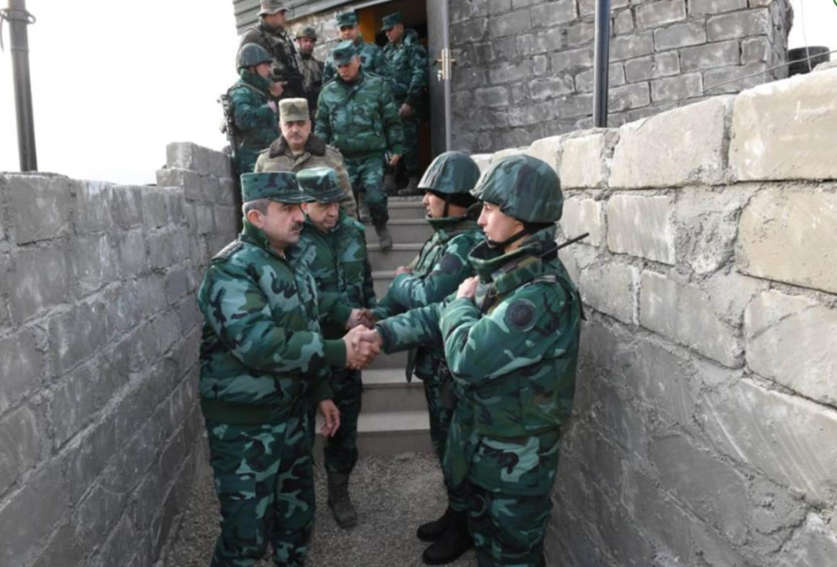 Генерал-полковник Магеррам Алиев совместно с начальником ГПС посетил дивизию, контролирующую границу с Арменией