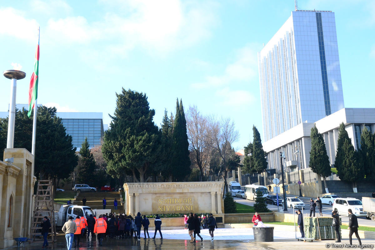 В Баку проводятся подготовительные работы в связи с годовщиной трагедии 20 Января