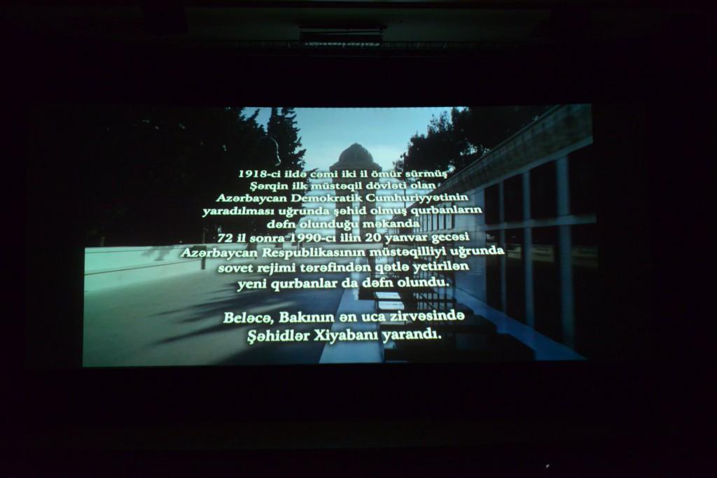Состоялся показ фильма "Silahdaşlar", посвященный трагедии 20 Января